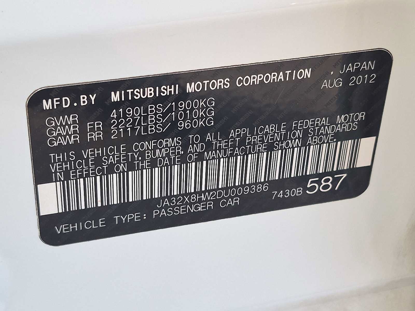 Used 2013 Mitsubishi Lancer GT FWD image 34