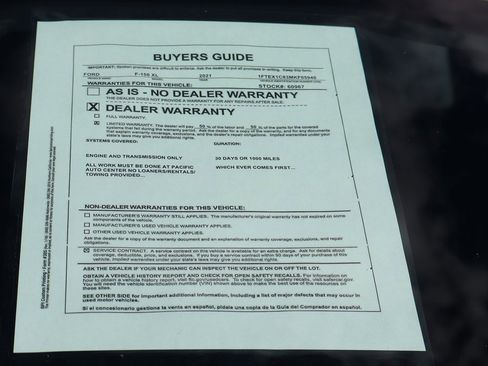 Used 2021 Ford F150 XL w/ Equipment Group 101A High image 52