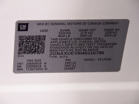Used 2021 Chevrolet Equinox LT AWD/4WD image 16