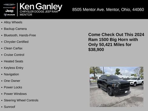 Certified 2024 RAM 1500 Big Horn AWD/4WD image 5