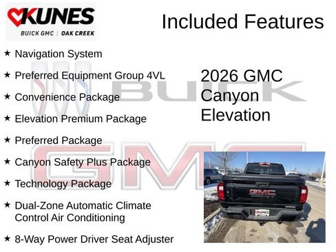 New 2026 GMC Canyon Elevation w/ Convenience Package image 2