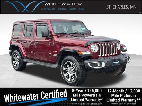 Used 2022 Jeep Wrangler Unlimited Sahara w/ Cold Weather Group AWD/4WD image 1
