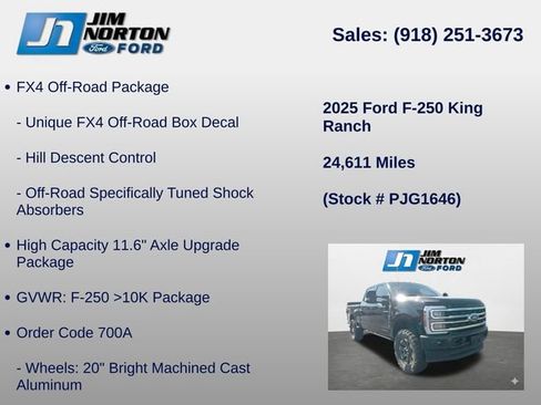 Used 2025 Ford F250 King Ranch AWD/4WD image 8