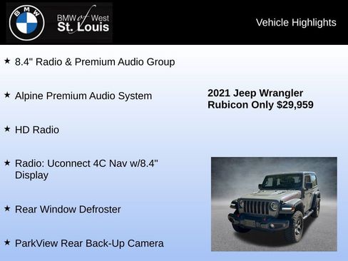 Used 2021 Jeep Wrangler Rubicon image 16