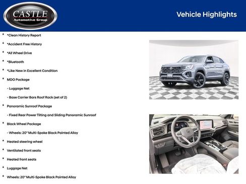 Used 2026 Volkswagen Atlas Cross Sport SE AWD/4WD image 3