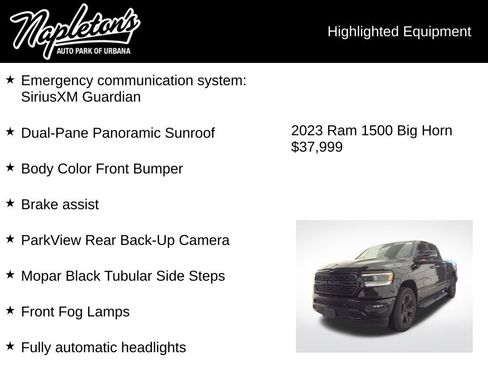 Used 2023 RAM 1500 Big Horn AWD/4WD image 10