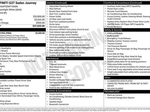 Used 2013 INFINITI G37 Journey w/ Premium Pkg image 28