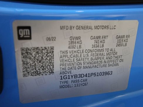 Used 2023 Chevrolet Corvette Stingray Preferred Conv w/ Battery Protection Package image 43