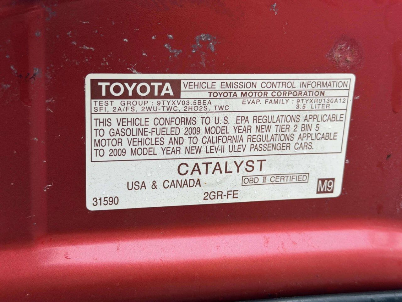 Used 2009 Toyota Camry LE FWD image 12