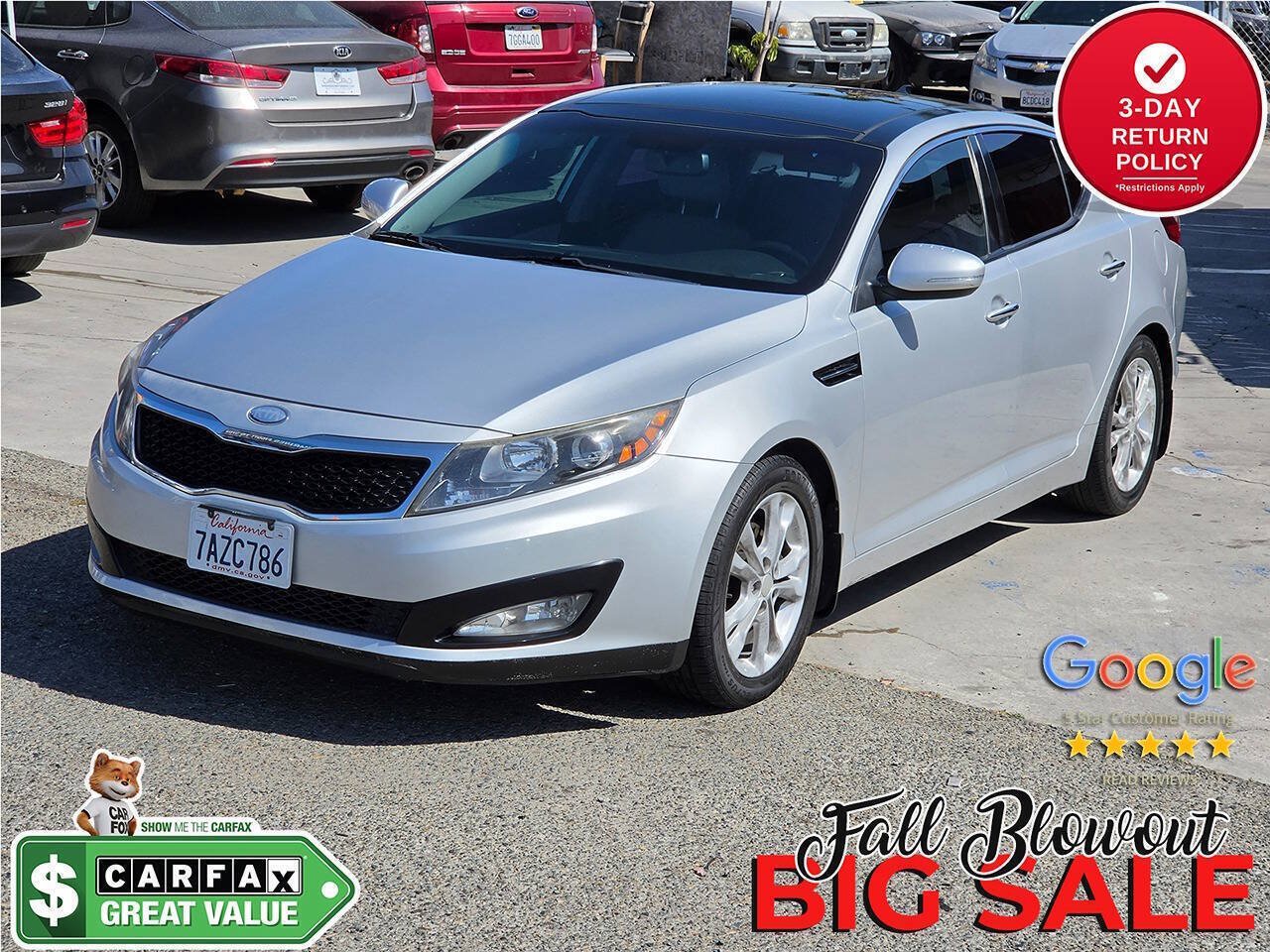 Used 2013 Kia Optima EX w/ Premium Pkg FWD image 1