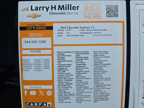Used 2022 Chevrolet Equinox LS w/ LS Convenience Package AWD/4WD image 33