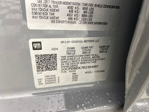 Used 2024 Chevrolet Silverado 1500 Custom w/ LPO, Dark Essentials Package image 27