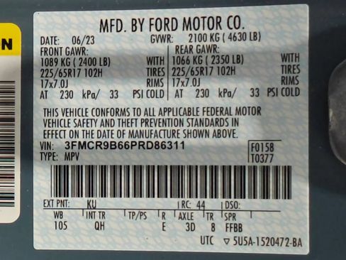 Used 2023 Ford Bronco Sport Big Bend AWD/4WD image 53