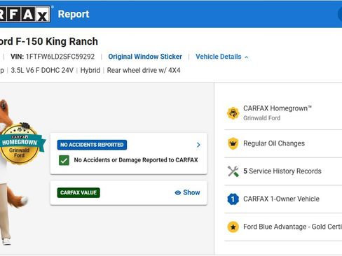 Certified 2025 Ford F150 King Ranch AWD/4WD image 3
