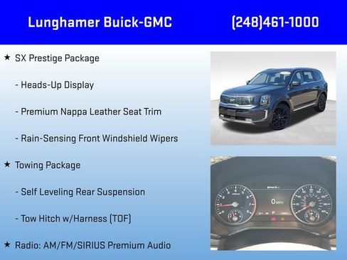Used 2021 Kia Telluride SX w/ SX Prestige Package AWD/4WD image 12