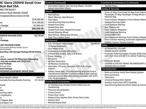 Used 2024 GMC Sierra 2500 Denali w/ Denali Reserve Package AWD/4WD image 14
