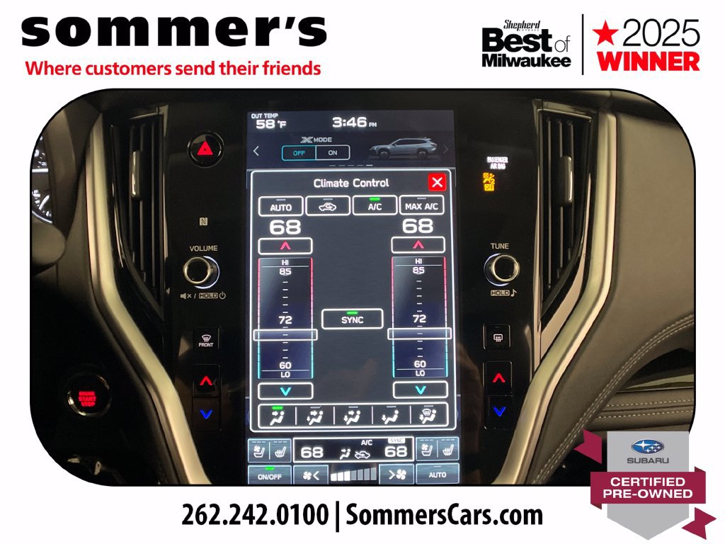 Certified 2025 Subaru Outback Touring XT AWD/4WD image 17