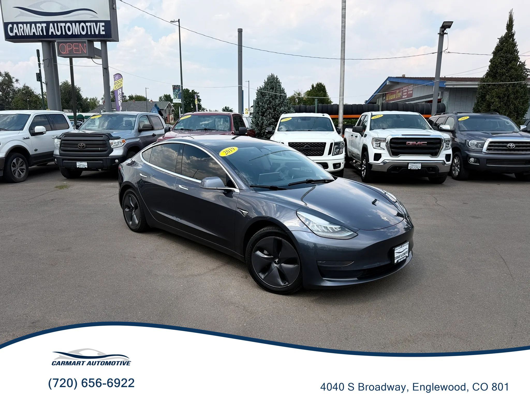 Used 2019 Tesla Model 3 Long Range AWD/4WD image 1
