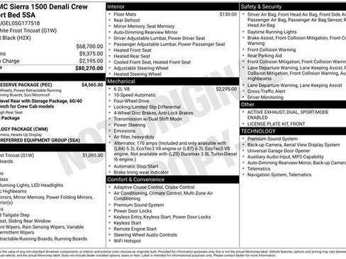 Certified 2025 GMC Sierra 1500 Denali w/ Denali Reserve Package AWD/4WD image 29
