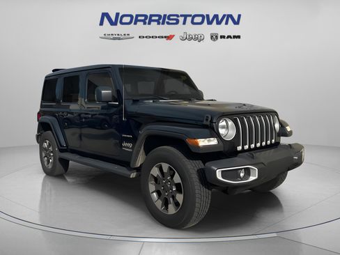 Certified 2022 Jeep Wrangler Unlimited Sahara w/ Cold Weather Group image 1