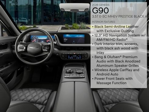 New 2026 Genesis G90 3.5T Prestige AWD/4WD image 17