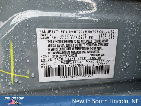 New 2026 Nissan Sentra SR w/ SR Premium Package image 12