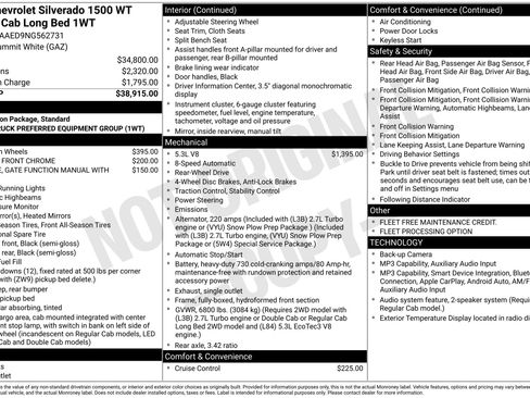 Used 2022 Chevrolet Silverado 1500 W/T RWD image 13