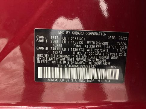 Certified 2025 Subaru Crosstrek 2.5i Limited w/ Popular Package #4A image 6