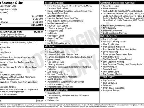 Used 2023 Kia Sportage X-Line w/ X-Line Premium Package AWD/4WD image 53