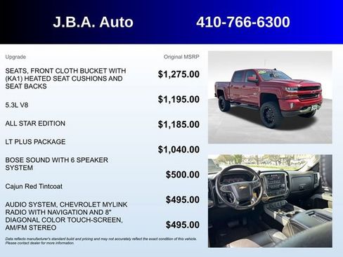 Used 2018 Chevrolet Silverado 1500 LT w/ All Star Edition image 5