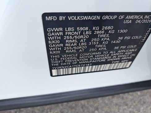 New 2026 Volkswagen Atlas SE AWD/4WD image 35