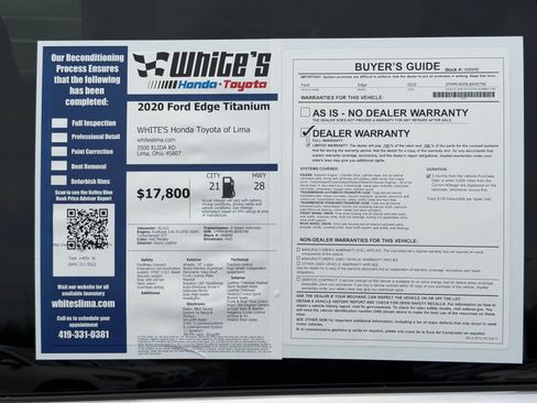 Used 2020 Ford Edge Titanium w/ Equipment Group 301A image 38