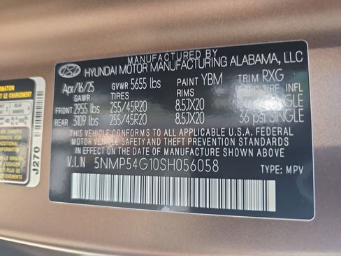 New 2025 Hyundai Santa Fe Calligraphy FWD image 38