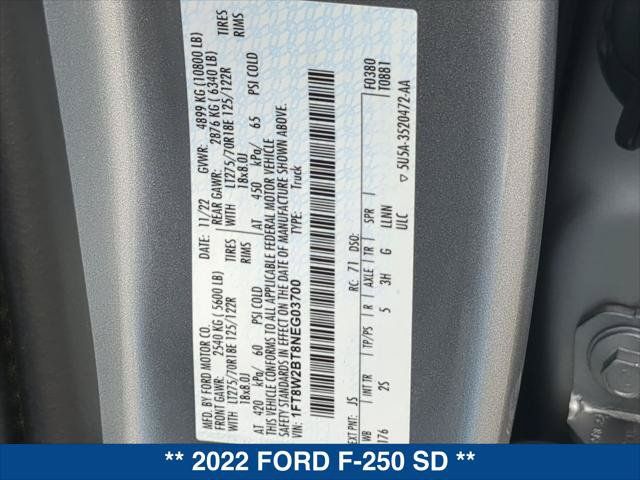 Used 2022 Ford F250 XLT w/ XLT Premium Package AWD/4WD image 24