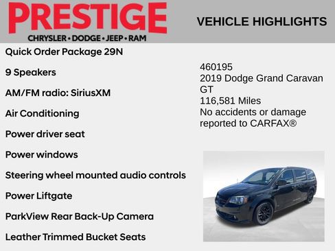 Used 2019 Dodge Grand Caravan GT image 2