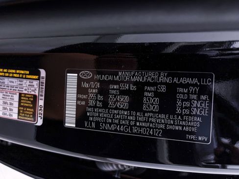 Used 2024 Hyundai Santa Fe Limited FWD image 41