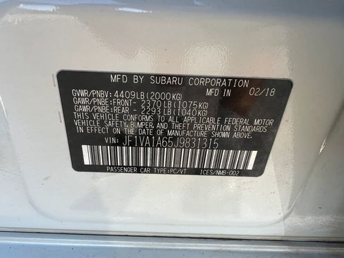 Used 2018 Subaru WRX AWD/4WD image 32