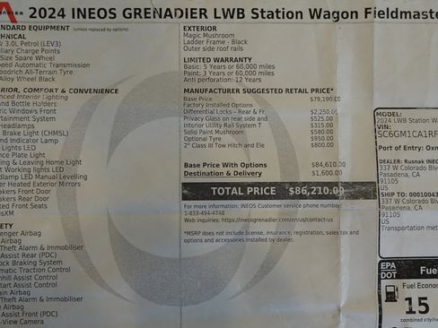 Used 2024 INEOS Grenadier AWD/4WD image 2