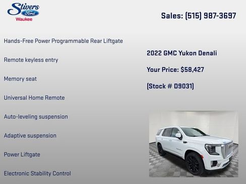 Used 2022 GMC Yukon Denali AWD/4WD image 28