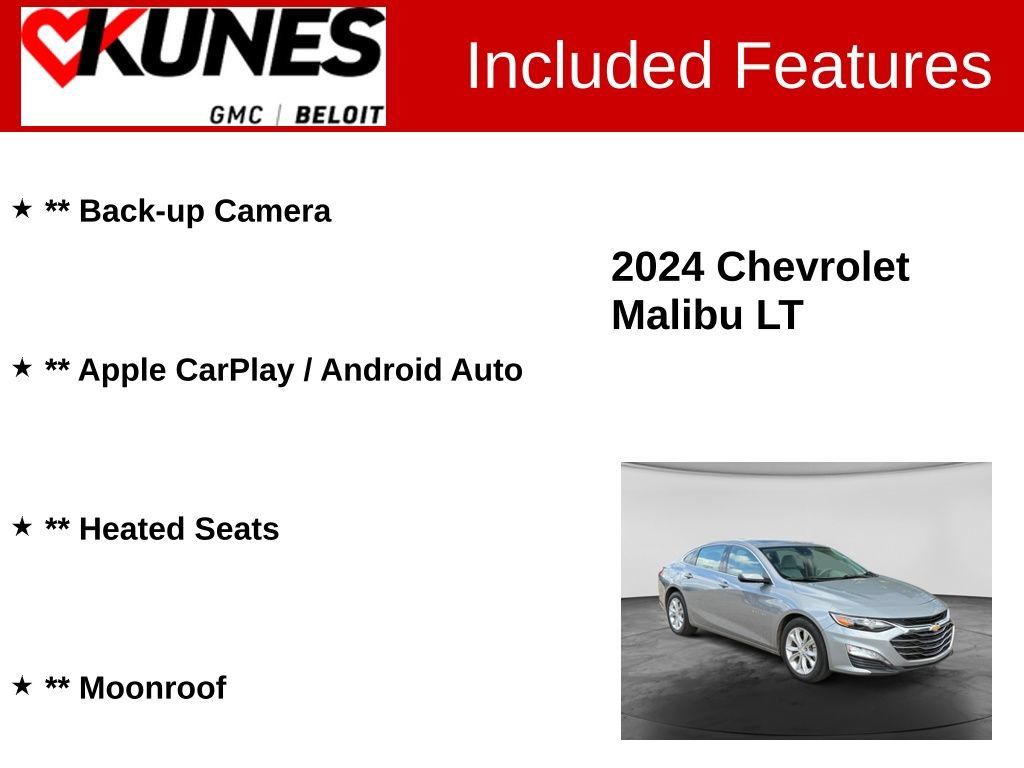 Used 2024 Chevrolet Malibu LT FWD image 2