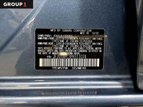 Certified 2023 Subaru Crosstrek 2.0i Premium image 34