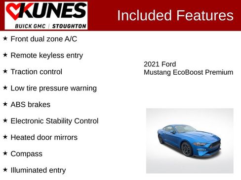 Used 2021 Ford Mustang Premium image 2