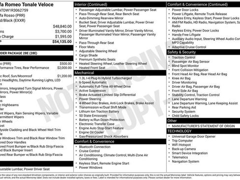 Used 2024 Alfa Romeo Tonale Veloce image 35