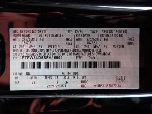 Used 2025 Ford F150 XLT w/ Equipment Group 302A MID image 22