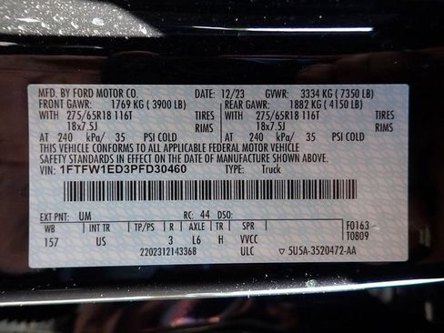 Certified 2023 Ford F150 XLT w/ Equipment Group 302A High AWD/4WD image 24