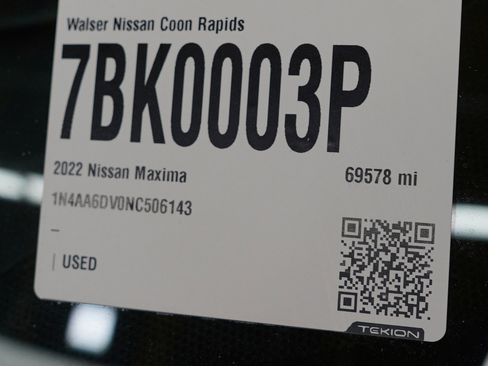Used 2022 Nissan Maxima SL FWD image 32