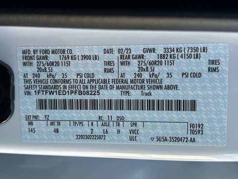 Used 2023 Ford F150 XLT w/ Equipment Group 302A High AWD/4WD image 32