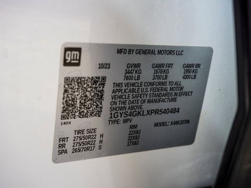 Used 2023 Cadillac Escalade Sport Platinum w/ LPO, ONYX Package image 50