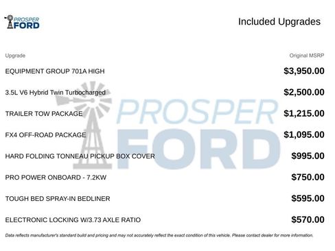 Used 2022 Ford F150 Platinum w/ Equipment Group 701A High image 3