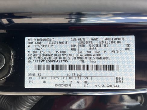 Used 2023 Ford F150 Tremor w/ Equipment Group 402A High AWD/4WD image 10